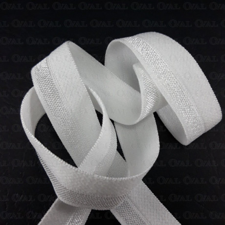 Broken elastic 16mm/1m white 3254