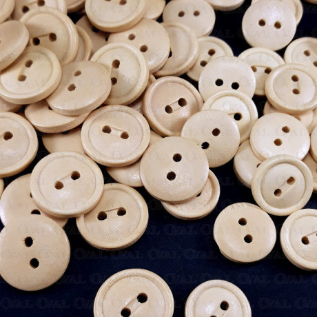Wooden buttons with a burned-in inscription – 20 mm, 25 mm, no. 2026