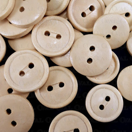 Wooden buttons with a burned-in inscription – 20 mm, 25 mm, no. 2026