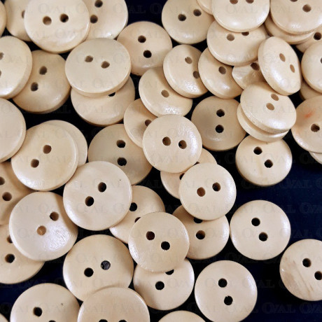 Wooden buttons with a burned inscription – 20mm, 25mm, no. 2026