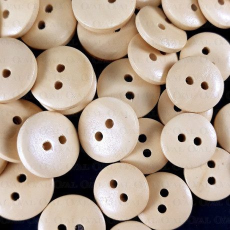 Guziki drewniane 13,5mm i 15mm  /10 lub 100szt 561