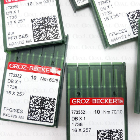 Industrial lockstitch machine needles, thin shank, 10 pcs, knitwear 3262