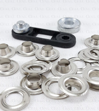 Oczka 8mm/10szt ręczny montaż 3265