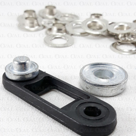 Oczka 8mm/10szt ręczny montaż 3265