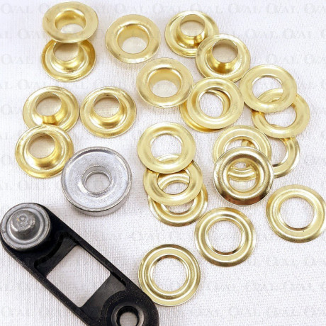 Eyelets 8mm / 10 pcs hand assembly 3266