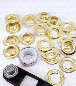 Eyelets 8mm / 10 pcs hand assembly 3266