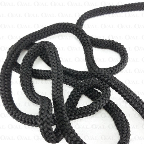 Polyester Cord 100 linear metres black P20