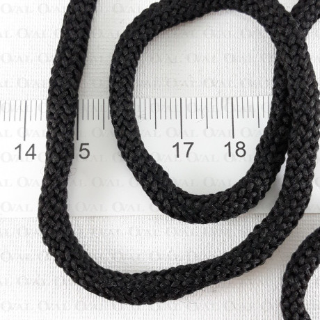 Polyester Cord 100 linear metres black P20