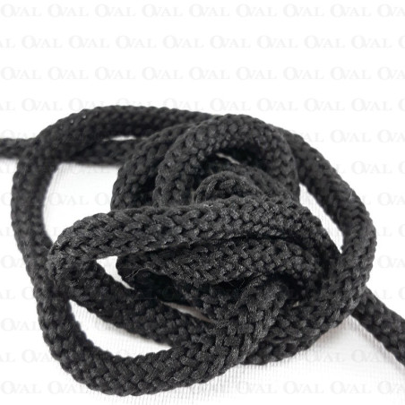 Polyester Cord 100 linear metres black P20
