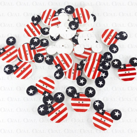 Guzik drewniany 18mm    581