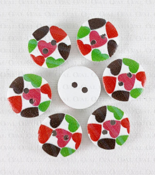 Guzik drewniany 15mm/10szt    3281