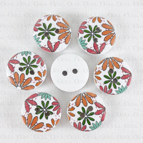 Wooden button 15mm/10pcs 3282
