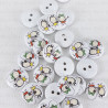 Wooden button 15mm/10pcs 3284