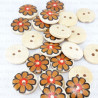 Wooden button 15mm/10pcs 3285