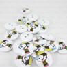 Wooden button 15mm/10pcs 3286