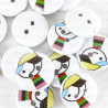 Wooden button 15mm/10pcs 3286