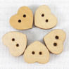 Wooden button 13mm x 14mm/10pcs 3292