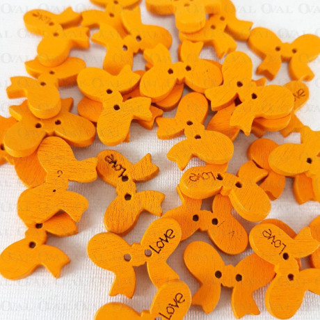 Guzik drewniany 18mm x 13mm  584