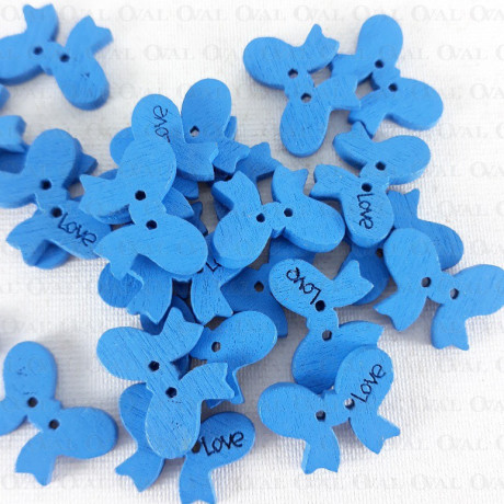 Guzik drewniany 18mm x 13mm  584