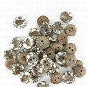 Polyester button 14mm /10 or 144pcs 559