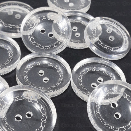 Plastic button 25mm/1 or 144pcs 664