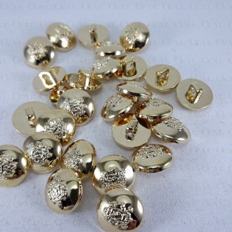 Plastic button pack of 10 pcs, 15 mm, no. 952