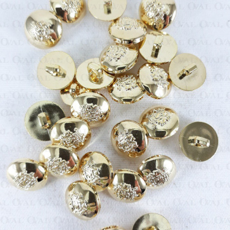 Plastic button pack of 10 pcs, 15 mm, no. 952