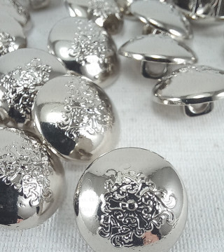 Plastic button pack of 10 pcs, 15 mm, no. 913