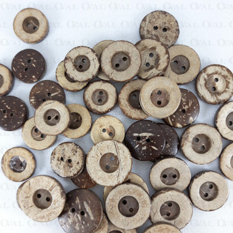 Coconut buttons 17mm, 20mm, 22mm /10pcs no. 932