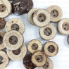 Coconut buttons 17mm, 20mm, 22mm /10pcs no. 932