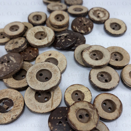 Coconut buttons 17mm, 20mm, 22mm /10pcs no. 932