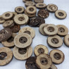 Coconut buttons 17mm, 20mm, 22mm /10pcs no. 932