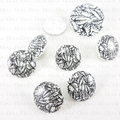 Plastic button 15mm, 22mm / 10 or 144 pcs 1092