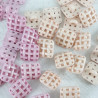 Plastic button 12 x 12 mm / 10 or 144 pcs no. 597