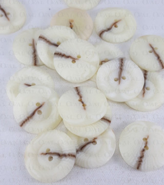 Polyester button 25mm / 10 or 100 pcs 3295