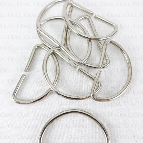 Metal half-ring 40mm/10 or 100 pcs 3298
