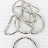 Metal half-ring 40mm/10 or 100 pcs 3298