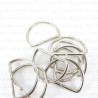 Metal half-ring 30mm / 10 or 100 pcs 3301
