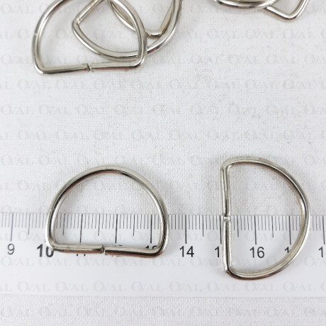 Metal half-ring 30mm / 10 or 100 pcs 3301