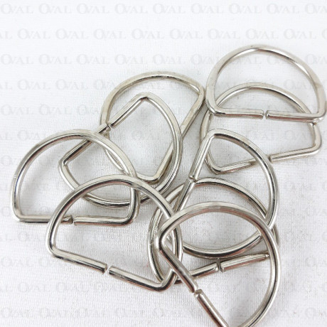 Metal half-ring 30mm / 10 or 100 pcs 3301