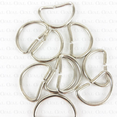 Półkółko metalowe 25mm/10 lub 100szt 3304