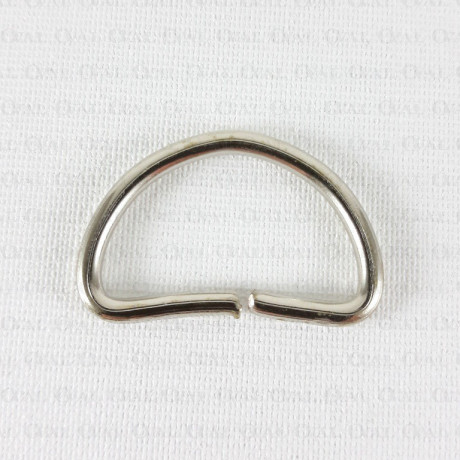 Półkółko metalowe 25mm/10 lub 100szt 3304