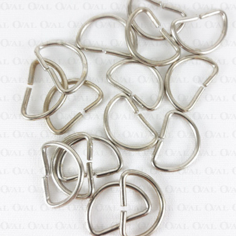 Półkółko metalowe 20mm/10 lub 100szt 3306