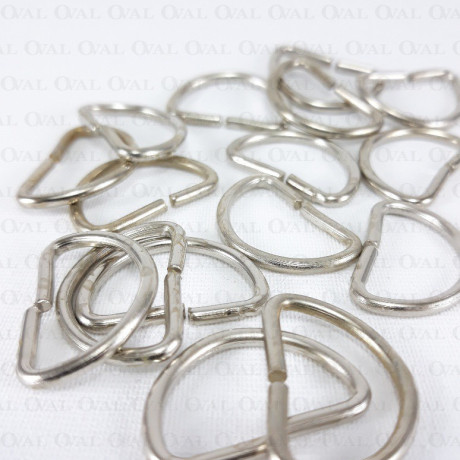 Półkółko metalowe 20mm/10 lub 100szt 3306