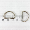 Półkółko metalowe 20mm/10 lub 100szt 3306