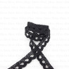 Cotton lace 11mm/25 yards black 3308