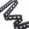 Cotton lace 11mm/25 yards black 3308