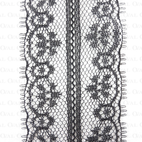 Koronka 40mm/1yard  czerń  3312