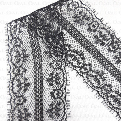 Koronka 40mm/1yard  czerń  3312