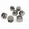 Metal stopper 10 or 200 pcs dark nickel 3314